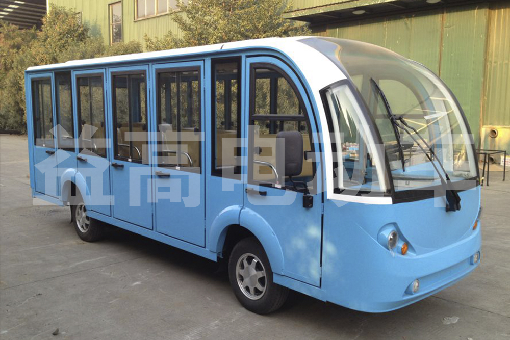 封闭观光车